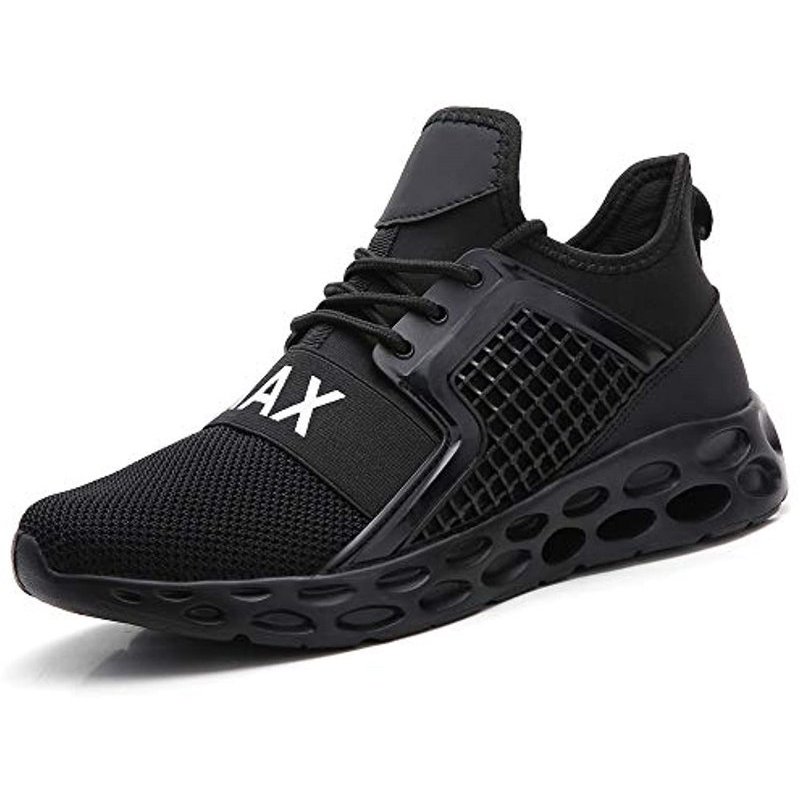 Ezkrwxn Men Sport Running Shoes Tennis Athletic Walking Sneakers G15 Black