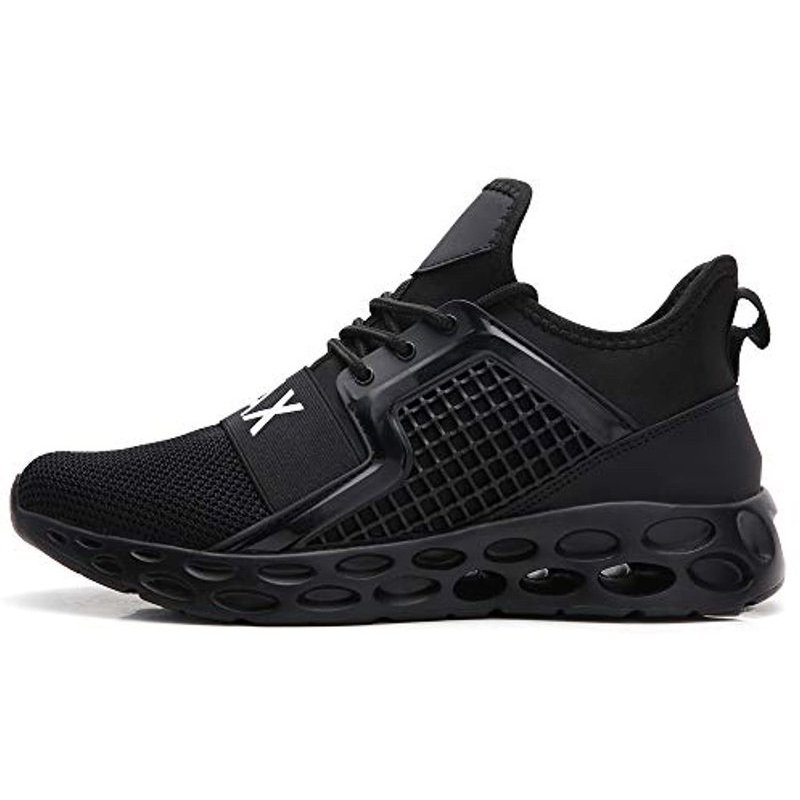 Ezkrwxn Men Sport Running Shoes Tennis Athletic Walking Sneakers G15 Black