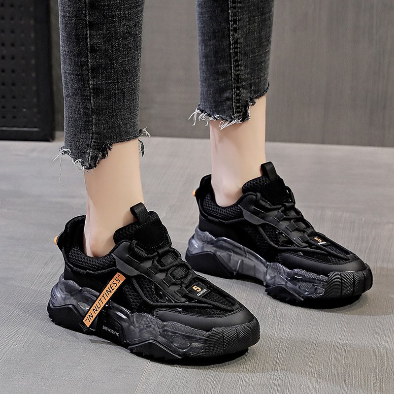 2021 autumn new women's casual sports shoes thick bottom breathable women's shoes trendy shoes shoes women