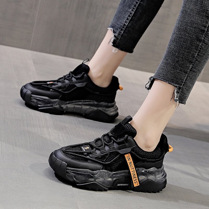 2021 autumn new women's casual sports shoes thick bottom breathable women's shoes trendy shoes shoes women