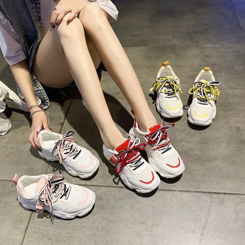 2021 spring new sports shoes female students female street shooting casual shoes women